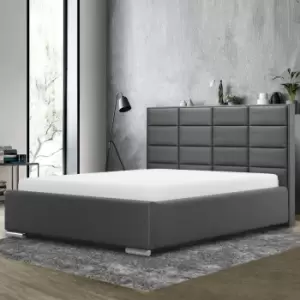Image of Tuanso Bed King Plush Velvet Grey
