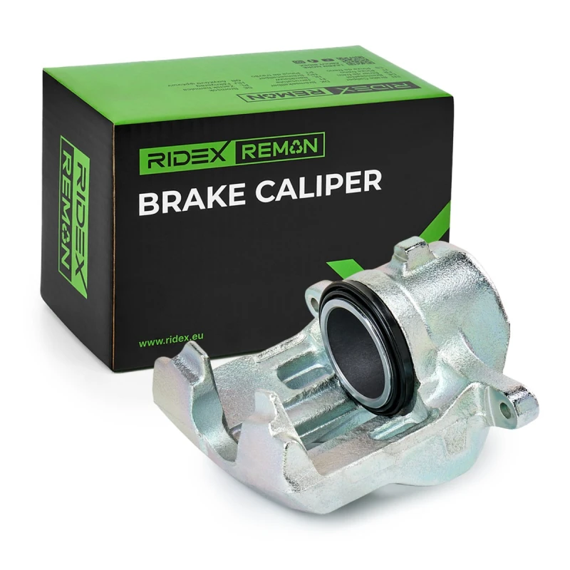 Image of RIDEX REMAN 78B0761R Brake caliper Front Axle, without holder Grey Cast Iron Brake Caliper (78)