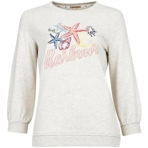 Image of Barbour Womens Springtide Overlayer Cloud Marl 14