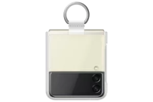 Image of Samsung Galaxy Z Flip3 5G Clear Cover with Ring (EF-QF711CTEGWW)
