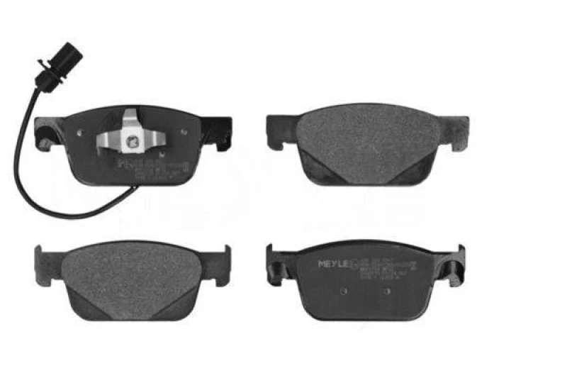 Image of MEYLE 025 223 8317 Brake pad set MEYLE-Original: True to OE. Front Axle, incl. wear warning contact, with anti-squeak plate Brake Pad Set,disc brake