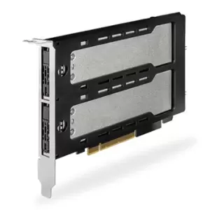 image of ICY DOCK 2 Bay M.2 NVMe SSD to PCIe 4.0 x8 Mobile Rack Enclosure