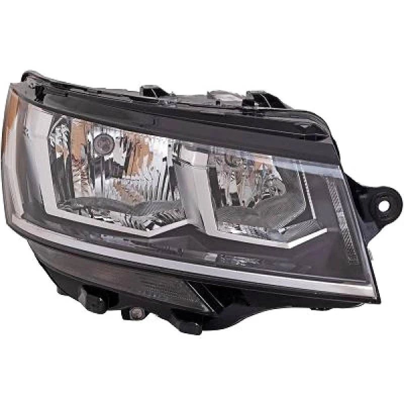 Image of DIEDERICHS 2274280 Headlights Priority Parts WY21W, with bulb for daytime running light, Right, with motor for headlamp levelling, Halogen Headlight