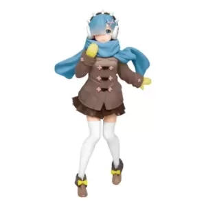 Image of Re:Zero Precious PVC Statue Rem Winter Coat Ver. Renewal 23cm