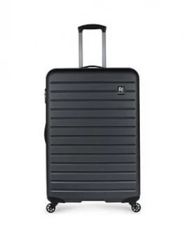 image of Revelation By Antler Dominica 4 Wheel Large Spinner Charcoal Suitcase