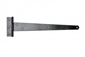 image of Wickes Tee Hinge - Black Japanned 300mm