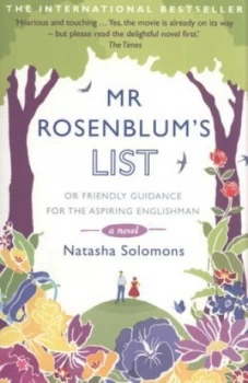 Image of Mr Rosenblums List or Friendly Guidance for the Aspiring Englishman by Natasha Solomons Paperback