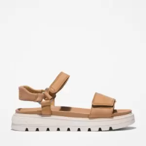 Image of Timberland Ray City Ankle Strap Sandal For Her In Brown, Size 3.5