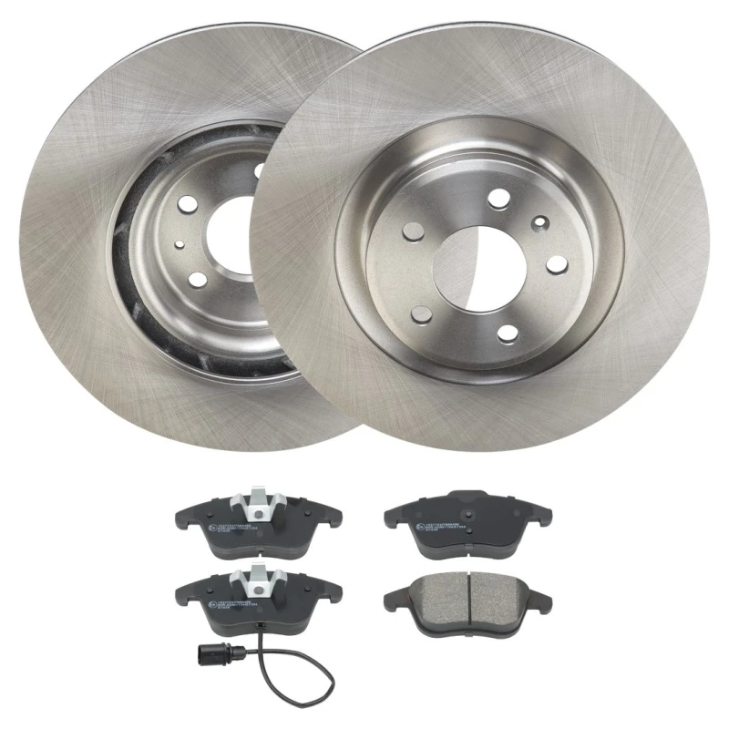 Image of RIDEX 3405B2072 Brake disc and pads set Front Axle, Brake Disc Type: Vented Brake Set,disc brakes (3405)