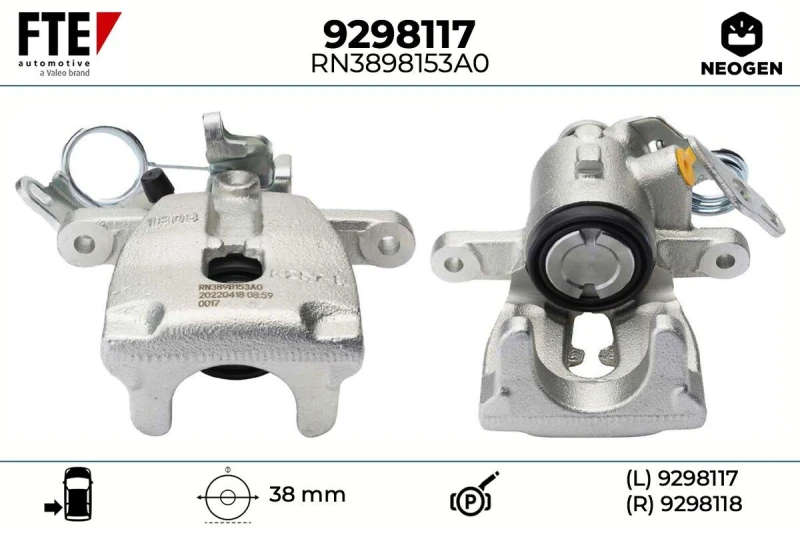 Image of Brake caliper FTE 9298117