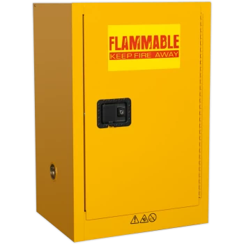 image of Sealey Flammables Storage Cabinet 585mm 455mm 890mm