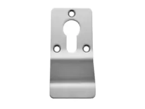 Image of Eclipse 34482 SSS Euro Profile Cylinder Door Pull Satin Stainless Steel