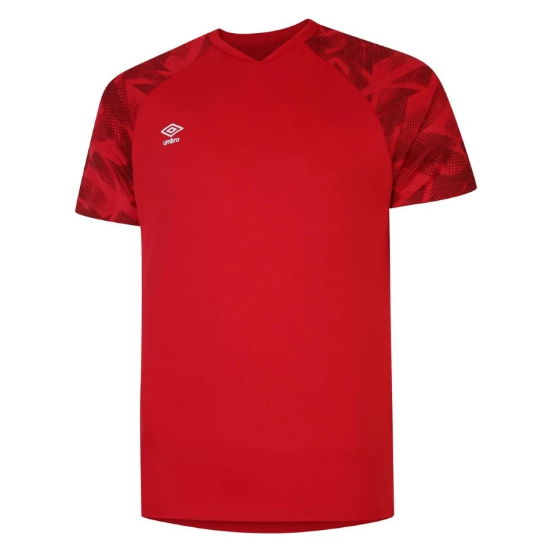 Image of Umbro Umbro Men Atlas Jersey in Dark Red Size: Small Dark Red S Male 5063425547135