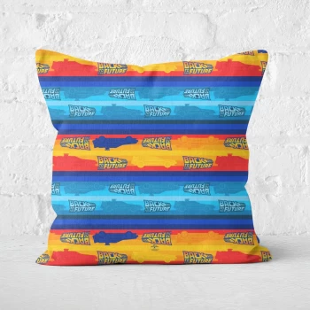 image of Back to the Future Square Cushion - 60x60cm - Soft Touch