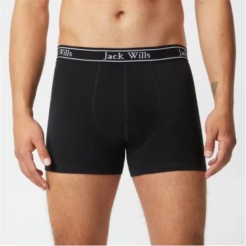 Image of Jack Wills Multipack Stripe Boxers 2 Pack - Black