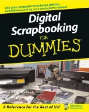 Image of digital scrapbooking for dummies