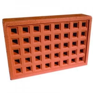 image of Wickes Square Hole Clay Airbrick - 215mm x 140mm