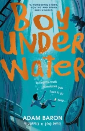 Image of Boy underwater by Adam Baron
