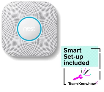 image of Knowhow Hard Wired Protect 2nd Generation Smoke and Carbon Monoxide Alarm and Installation Bundle