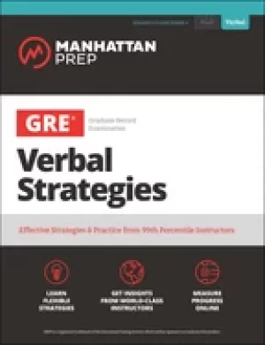 Image of gre verbal strategies effective strategies and practice from 99th percentil