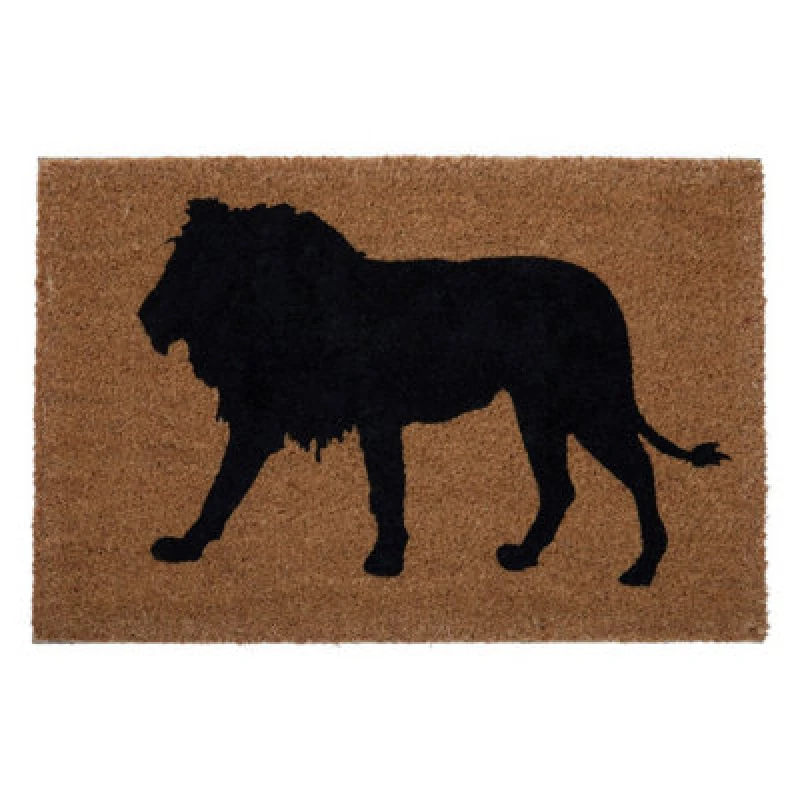 Image of Premier Housewares Lion Doormat Brown