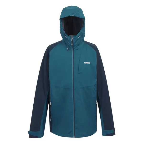 Image of Regatta Mens Britedale Waterproof Breathable Jacket Coat S - Chest 37-38' (94-96.5cm) Moroccan Blue/Navy RMW365-V12-S