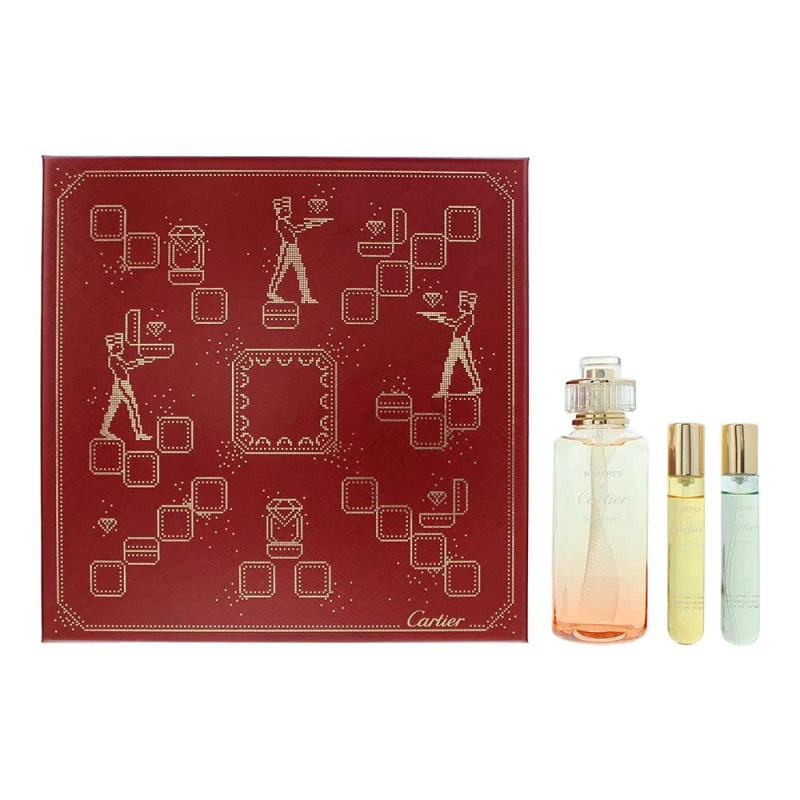 Image of Cartier Rivieres De Cartier Insouciance 3 Piece Gift Set: Eau de Toilette 100ml