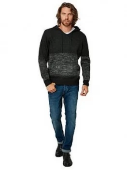 Image of Joe Browns Ombre Hood Knit - Grey, Size XL, Men