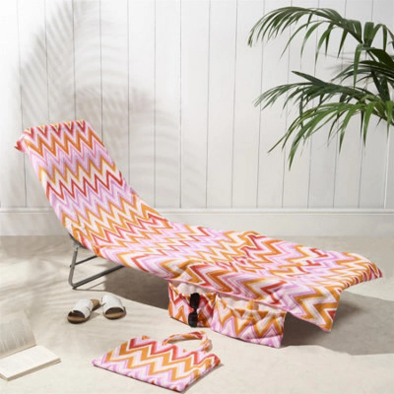 Image of OHS OHS Beach Towel Bag Microfiber Quick Dry Absorbent Soft Large Travel Bath in Burnt Orange Burnt Orange One Size Unisex 5027434211418