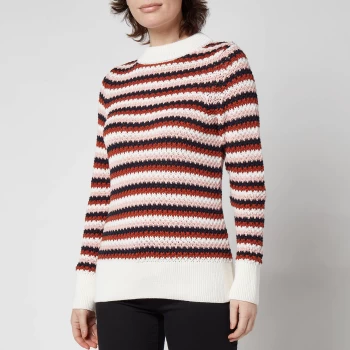Image of Barbour Womens Leathes Knit - Multi - UK 16