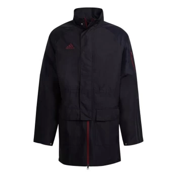 image of adidas Tiro VIP Parka Jacket Mens - Black