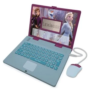 image of Lexibook JC598FZI1 Disney Frozen II Bilingual Educational Laptop with 124 Activites