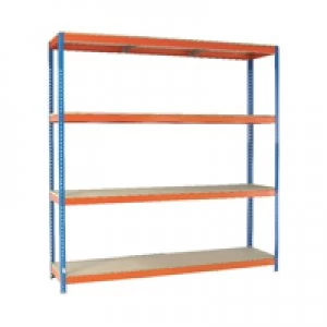 image of Slingsby VFM OrangeZinc Heavy Duty Painted Shelving Unit 379232