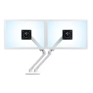Image of Ergotron MX Series Desk Dual Monitor Arm 61cm (24") White