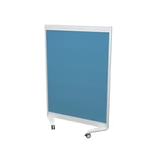 Image of Mobile Type 2 Triple Toolrail Screen White Frame - 1000W X 1500H Band 1