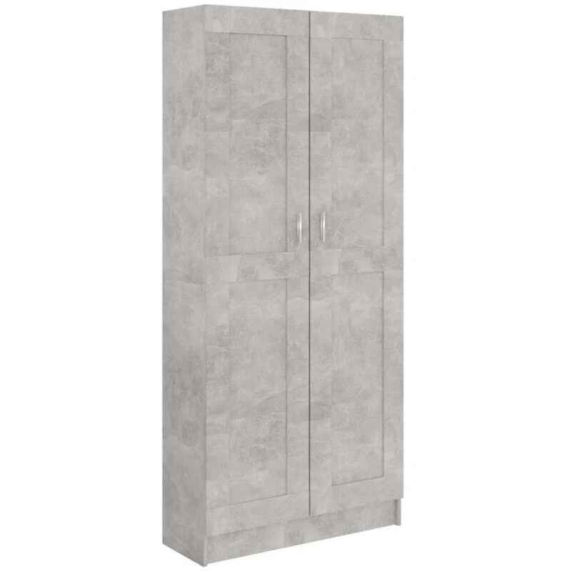 Image of VIDAXL Book Cabinet Concrete Grey 82.5x30.5x185.5cm Engineered Wood Vidaxl 8720286134184