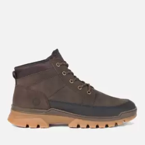 Image of Barbour Mens Miller Hiking-Style Nubuck Boots - UK 10