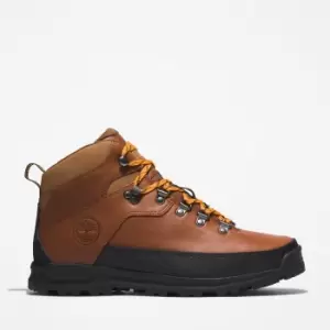 Image of Timberland World Hiker Hiking Boot For Men In Brown, Size 10