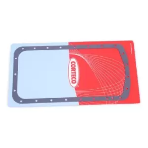 image of CORTECO Sump Gasket FIAT,PEUGEOT,HYUNDAI 423130P 96042653,030434,2156129000 Oil Pan Gasket,Oil Sump Gasket,Gasket, oil pan 93502226,LVF100310