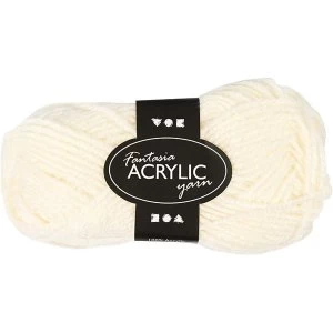 image of Acrylic Double Knit Wool White