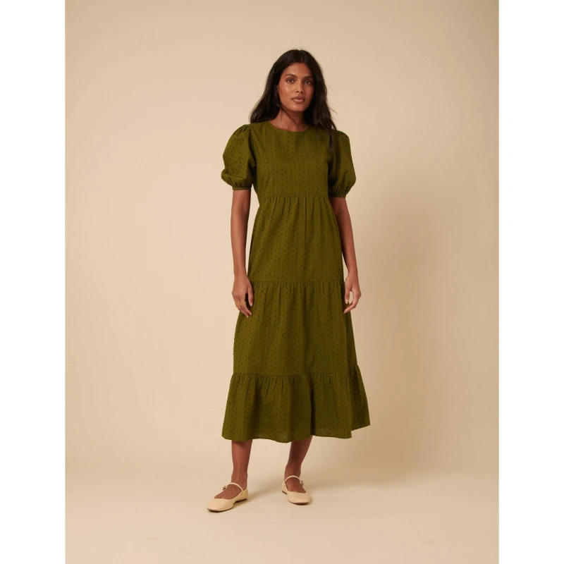 Image of Nobodys Child Womens Betty A-Line Dress Green female 8 (XS)