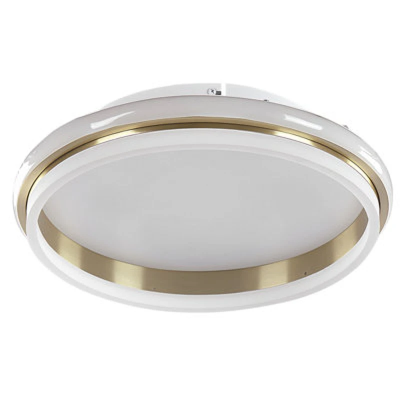 Image of Beliani LED Ceiling Lamp Taping Metal Gold