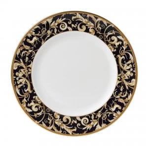 Image of Wedgwood Cornucopia Blue Accent Wide Dinner Plate Blue