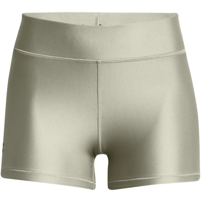 Image of Under Armour HeatGear Mid Shorty Shorts Womens - Green Green 12