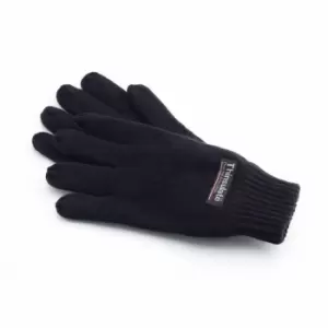 image of Yoko Unisex 3M Thinsulte Full Finger Thermal Winter/Ski Gloves (One Size) (Black)