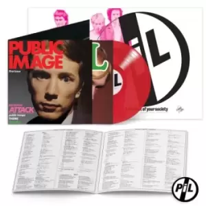 image of P.I.L. First Issue - Clear Red Vinyl + Poster - Sealed 2023 USA vinyl LP LITA100-1-1