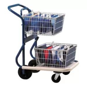Image of GT Mail Delivery Trolley 80kg capacity 1000h x 610w x 915L