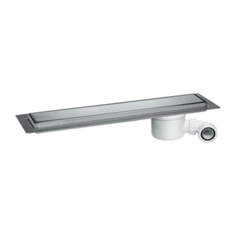 Image of McAlpine CD1200-B Brushed Stainless Steel Standard Channel Drain - 1148mm Silver