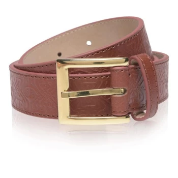 Image of Biba BIBA Embossed Belt - Tan