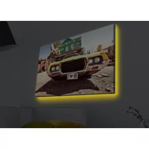 Image of 4570MDACT-033 Multicolor Decorative LED Lighted Canvas Painting